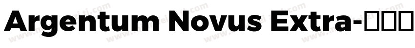 Argentum Novus Extra字体转换